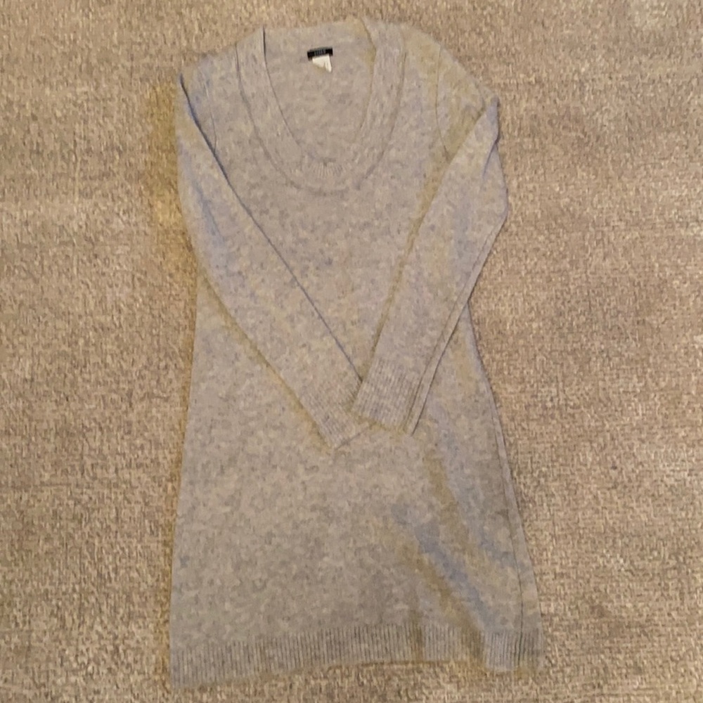 Classic Gray Sweater Dress
